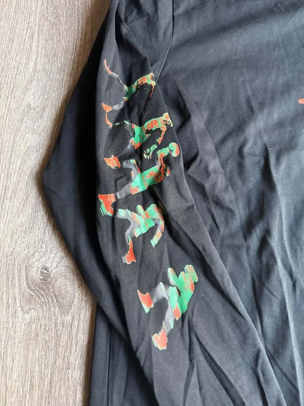 Jordan Jumpman Multicolor Logo Long Sleeve T-Shirt Black Size L